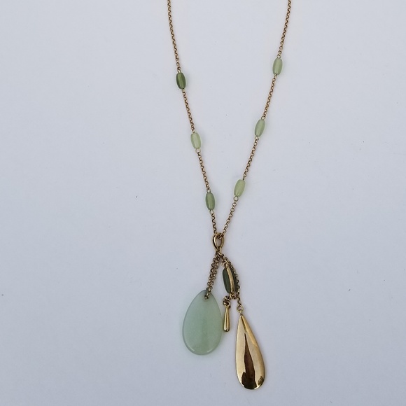 Monet Jewelry - Monet Gold Tone Pendant Necklace 19"